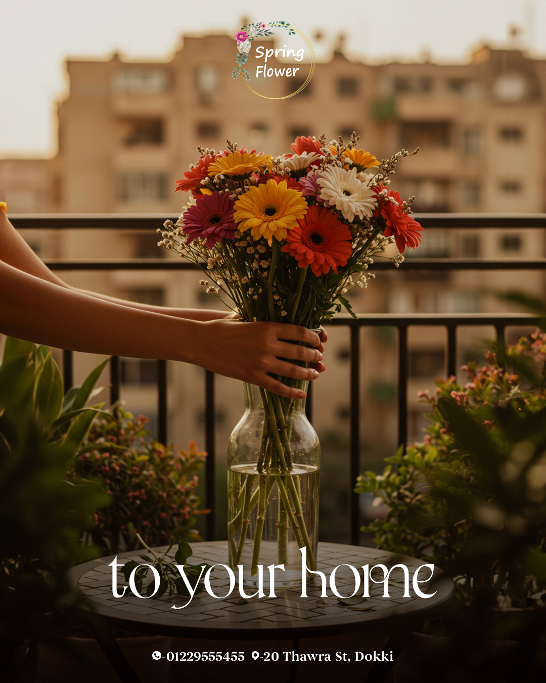 تصميمات سوشيال ميديا لـ Spring Flower